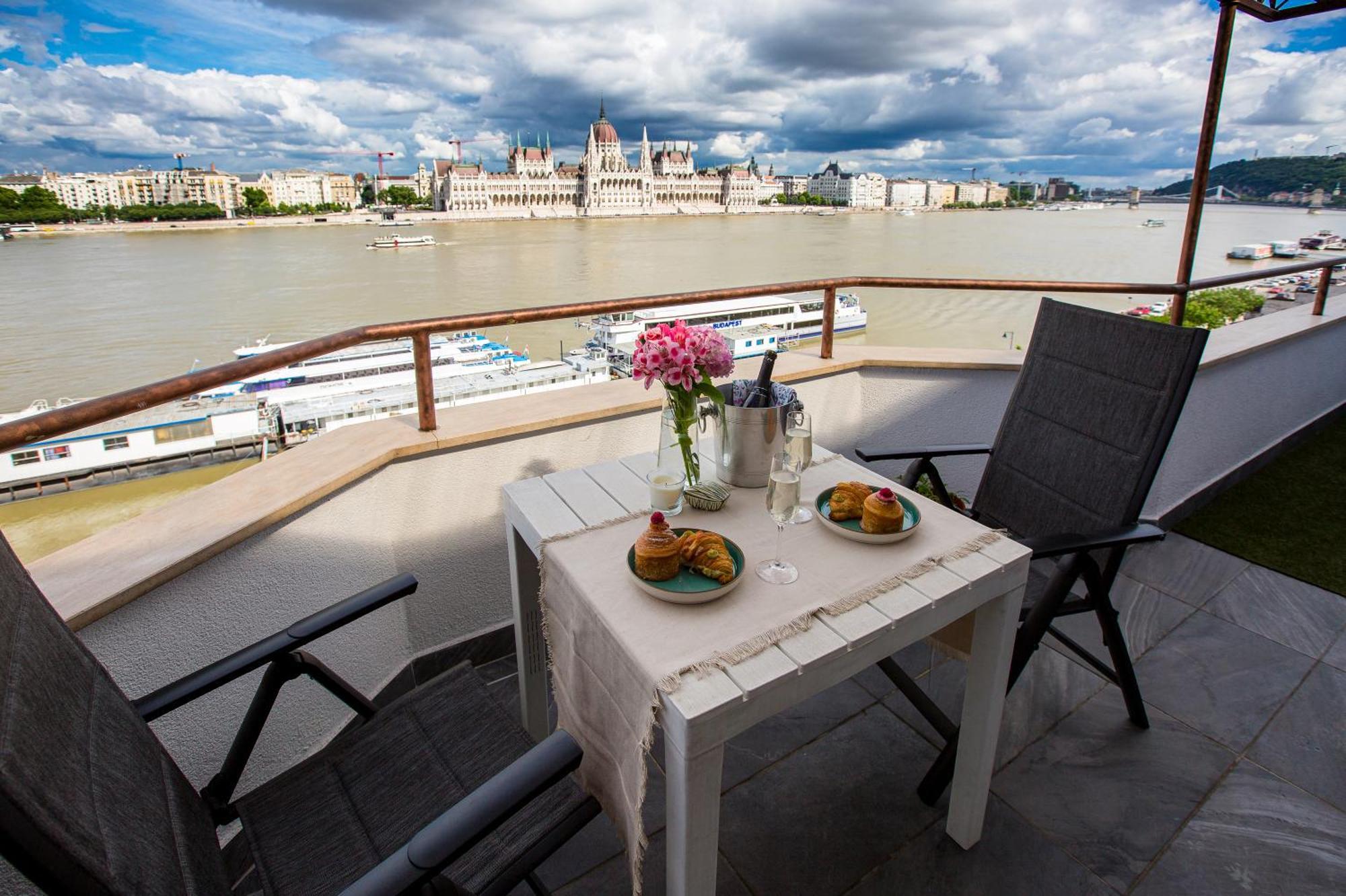 Panorama View Rooftop 3Br Terrace Apartment Budapest Exterior photo